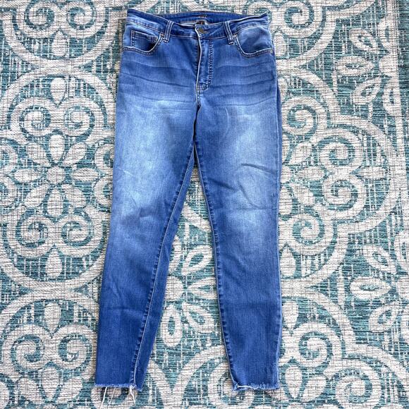 KUT from the Kloth Women's High Rise‎ Fab Ab Crop Skinny Jeans - Size 6 - Picture 2 of 11